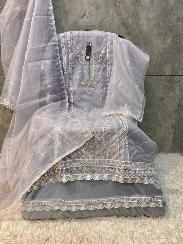 HOOR TEX OR 59 A B C D ORGANZA PAKISTANI SUITS