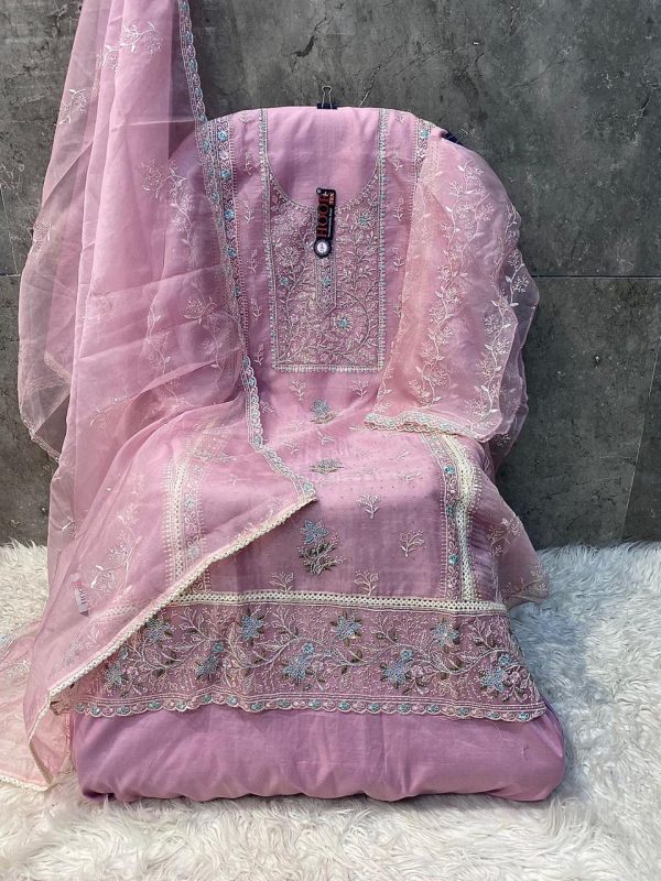 HOOR TEX OR 63 A B C D ORGANZA PAKISTANI SUITS
