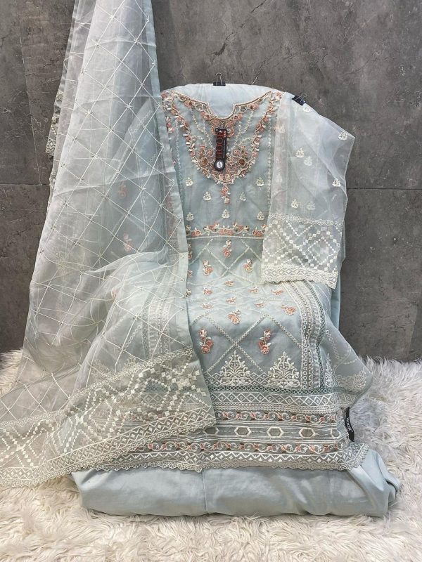 HOOR TEX OR 70 A B C D ORGANZA SALWAR SUITS