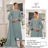 HOOR TEX OR 72 A B C D ORGANZA PAKISTANI SUITS