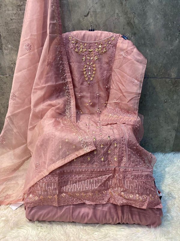 HOOR TEX OR 72 A B C D ORGANZA PAKISTANI SUITS
