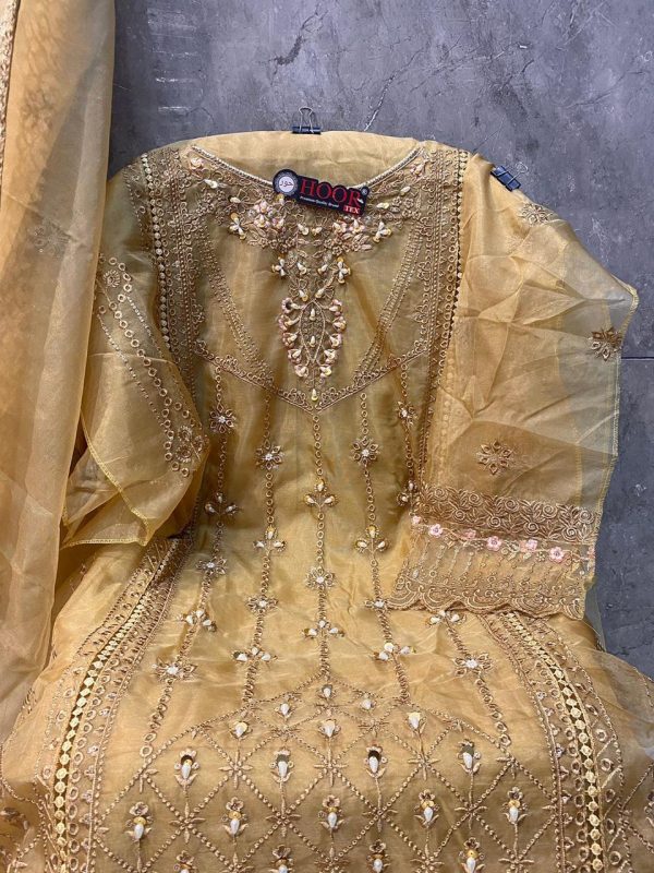 HOOR TEX OR 72 A B C D ORGANZA PAKISTANI SUITS