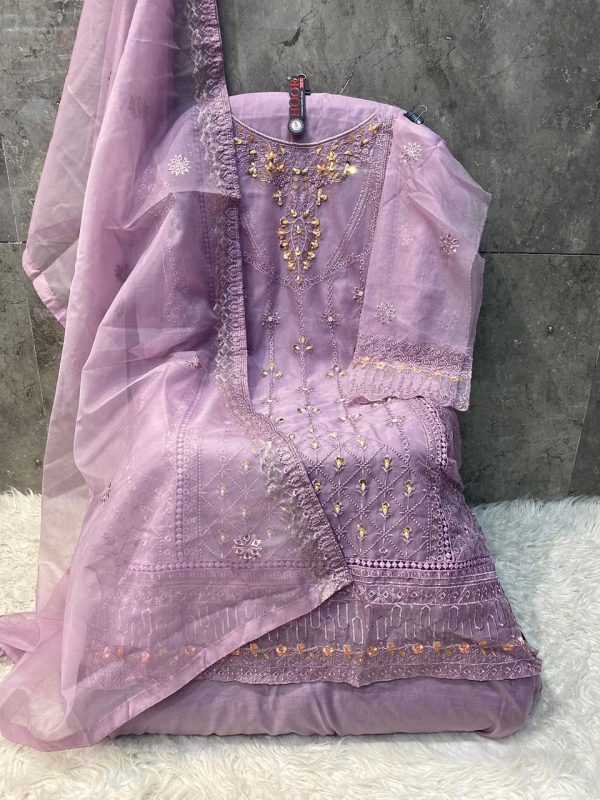HOOR TEX OR 72 A B C D ORGANZA PAKISTANI SUITS