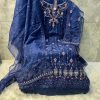 HOOR TEX OR 73 B ORGANZA PAKISTANI SUITS ONLINE