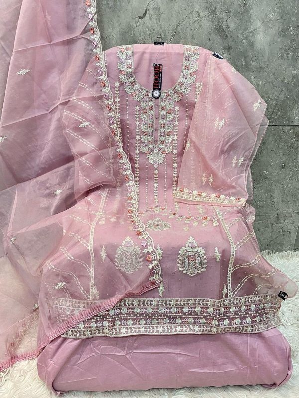 HOOR TEX OR 82 A B C D ORGANZA SALWAR SUITS