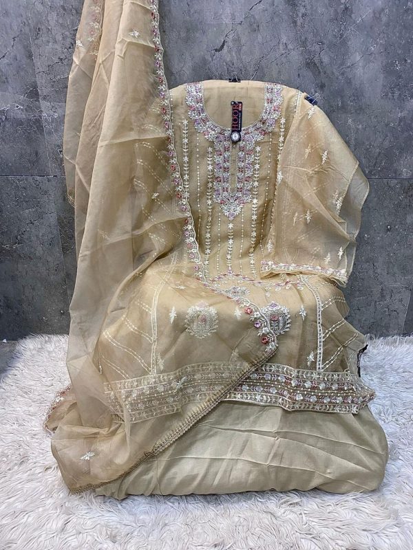 HOOR TEX OR 82 A B C D ORGANZA SALWAR SUITS