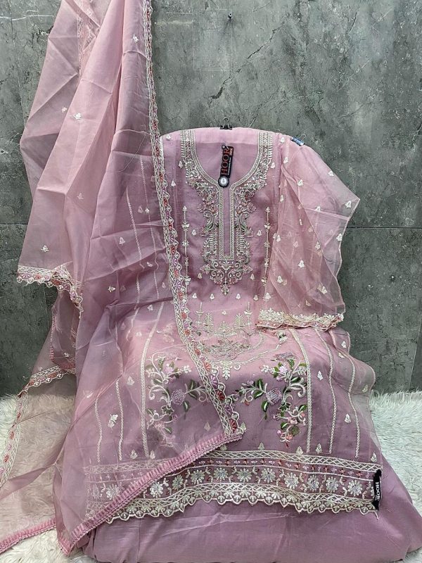 HOOR TEX OR 83 A B C D ORGANZA PAKISTANI SUITS