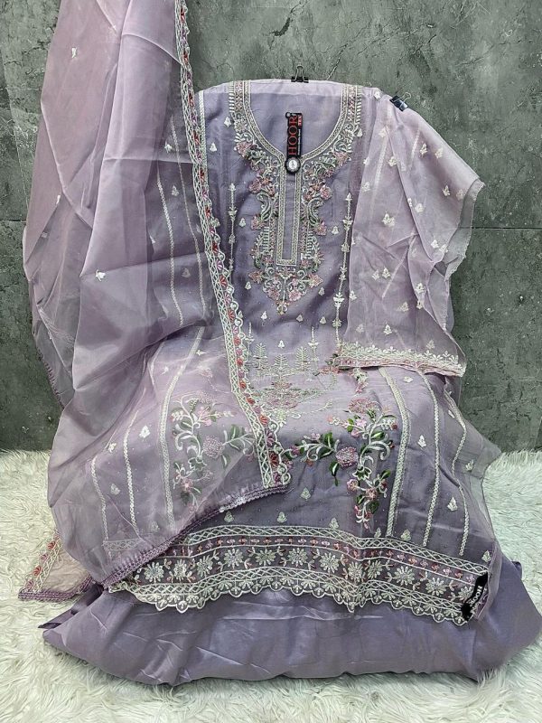 HOOR TEX OR 83 A B C D ORGANZA PAKISTANI SUITS