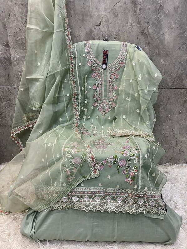 HOOR TEX OR 83 A B C D ORGANZA PAKISTANI SUITS
