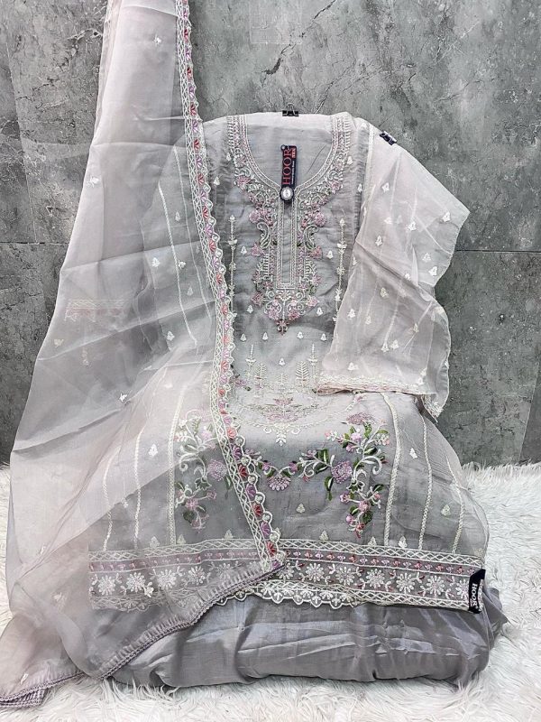 HOOR TEX OR 83 A B C D ORGANZA PAKISTANI SUITS