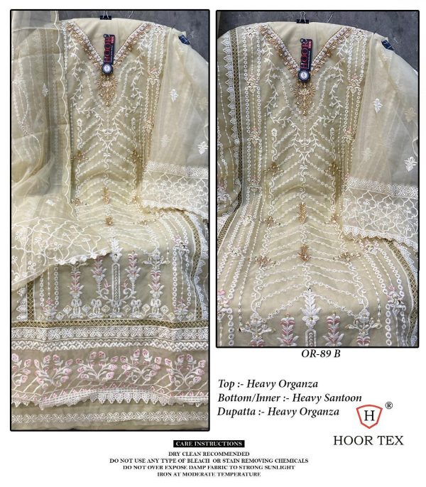 HOOR TEX OR 89 A B C D PAKISTANI SUITS WHOLESALE