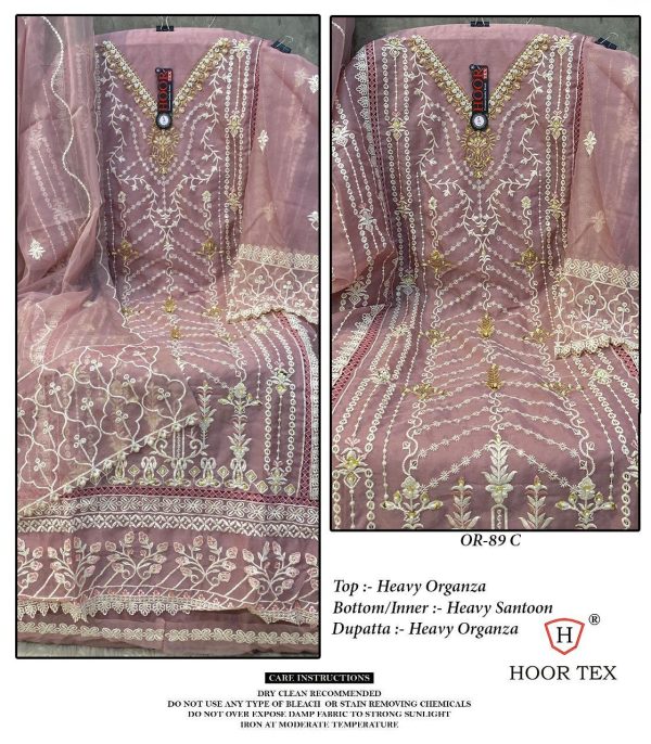 HOOR TEX OR 89 A B C D PAKISTANI SUITS WHOLESALE