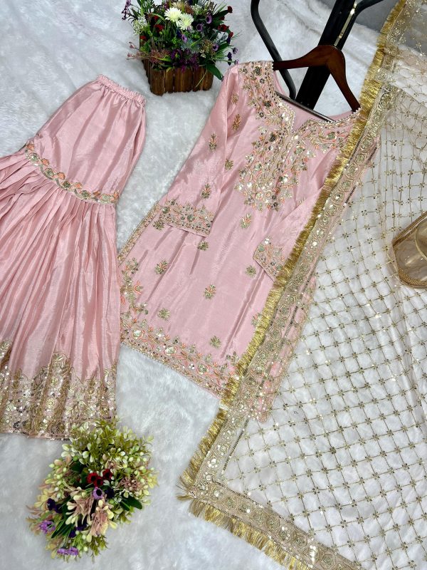 JENNY DESIGNER JD 598 CHINON SHARARA SUITS