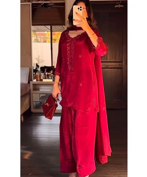 JENNY DESIGNER JD 601 CHINON SILK FARSHI SUITS