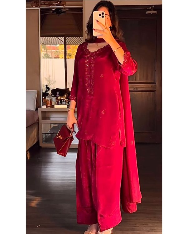 JENNY DESIGNER JD 601 CHINON SILK FARSHI SUITS