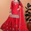 JENNY DESIGNER JD 604 A FANCY KURTI WITH FLAIRED PLAZZO