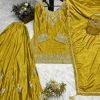 JENNY DESIGNER JD 604 B FANCY KURTI WITH FLAIRED PLAZZO
