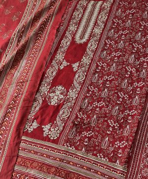 JIHAN 3549 B RMBROIDERED COTTON SUITS WHOLESALE