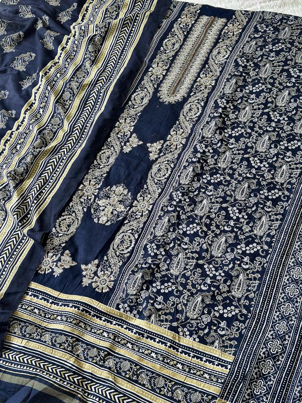JIHAN 3549 RMBROIDERED COTTON SUITS WHOLESALE