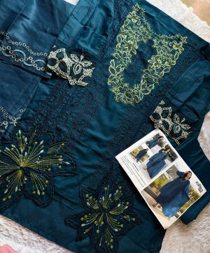 JOHRA TEX JT 169 B COTTON EMBROIDERED SUITS