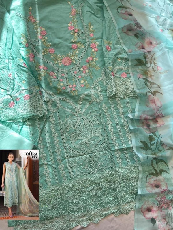 JOHRA TEX JT 172 COTTON PAKISTANI SUITS WHOLESALE