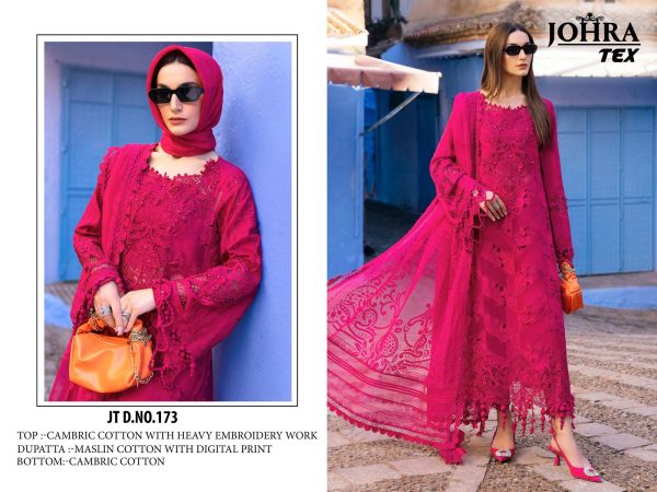 JOHRA TEX JT 173 COTTON SALWAR SUITS WHOLESALE