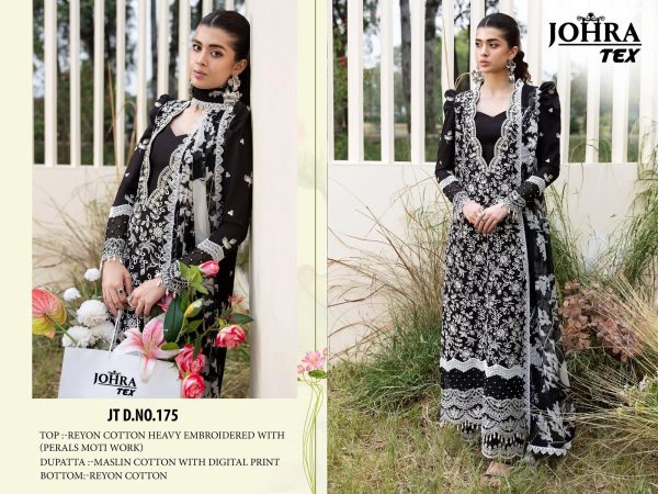 JOHRA TEX JT 175 RAYON PAKISTANI SUITS WHOLESALE