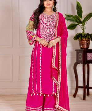 KARMA FASHION KF 1672 B DESIGNER PLAZZO SUITS