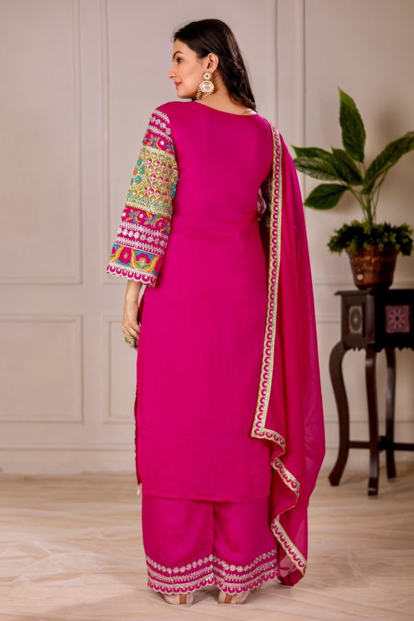 KARMA FASHION KF 1672 B DESIGNER PLAZZO SUITS