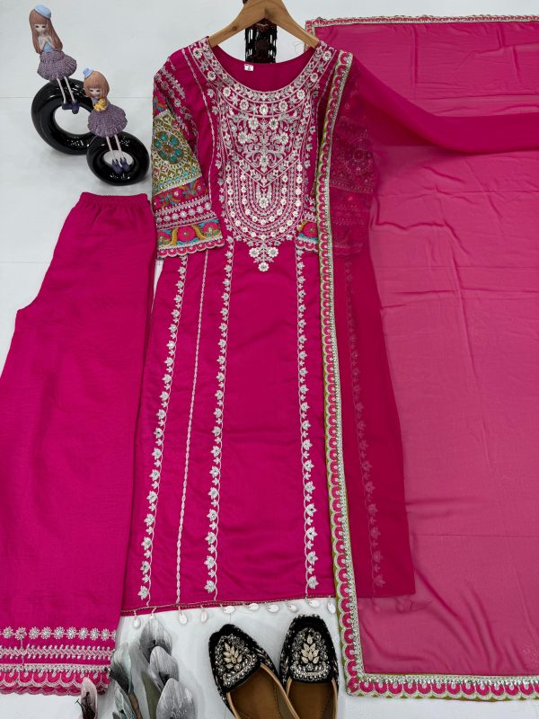 KARMA FASHION KF 1672 B DESIGNER PLAZZO SUITS