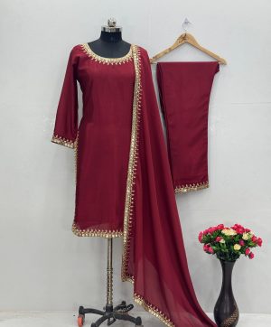 KARMA FASHION KF 1684 DESIGNER PARTY WEAR SUITS