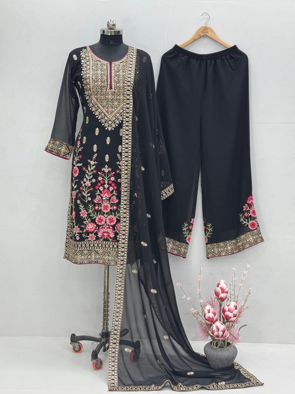 KARMA FASHION KF 1686 B DESIGNER PLAZZO SUITS