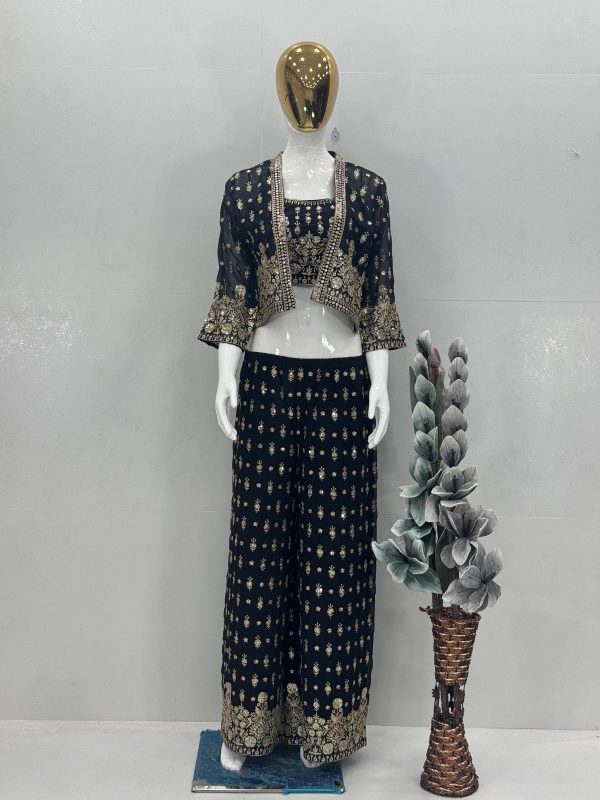 KARMA FASHION ST 189 B DESIGNER PARTY WEAR SUITS