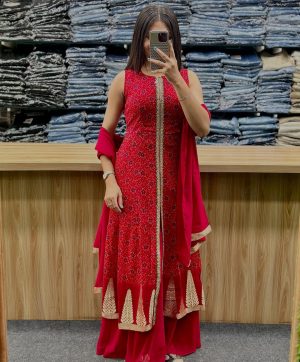 KARMA FASHION ST 208 DESIGNER PLAZZO SUITS