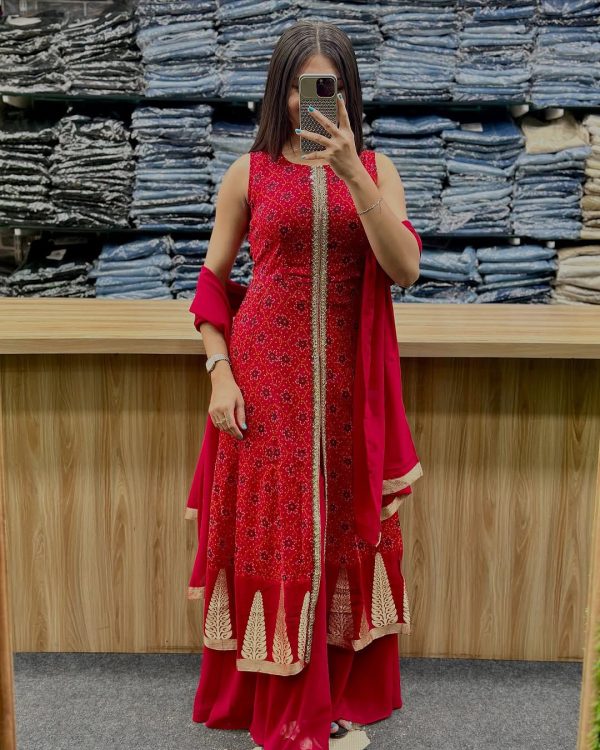 KARMA FASHION ST 208 DESIGNER PLAZZO SUITS