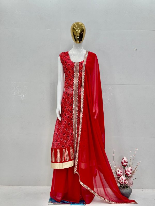 KARMA FASHION ST 208 DESIGNER PLAZZO SUITS