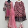 KARMA FASHION ST 209 DESIGNER PRINTED PLAZZO SUITS