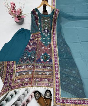 KARMA FASHION ST 211 A DESIGNER SALWAR SUITS WHOLESALE