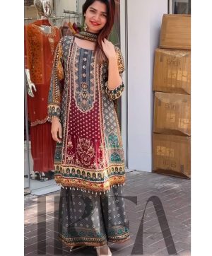 KARMA FASHION ST 407 DESIGNER SALWAR SUITS
