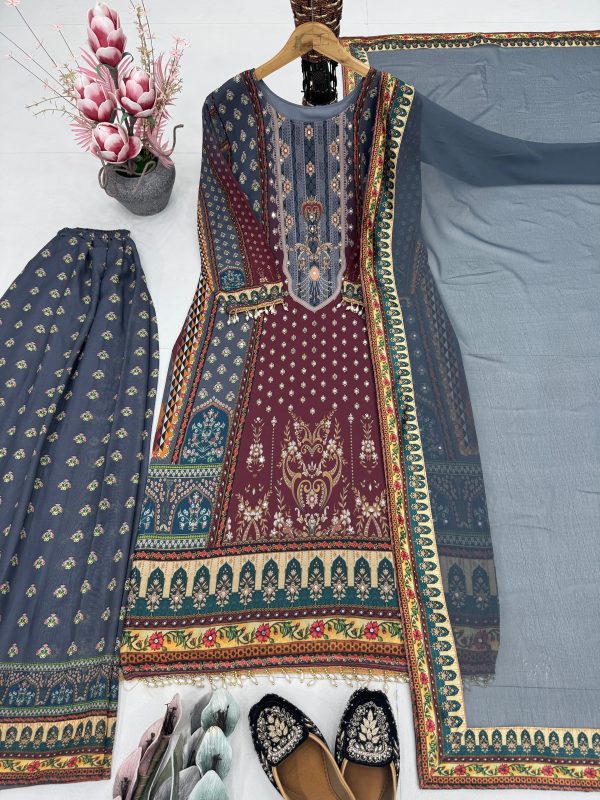 KARMA FASHION ST 407 DESIGNER SALWAR SUITS