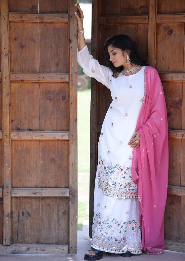 KAVYA FAB KF 3158 DESIGNER GEORGETTE SHARARA SUITS