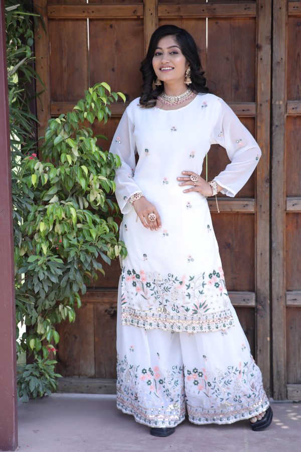 KAVYA FAB KF 3158 DESIGNER GEORGETTE SHARARA SUITS