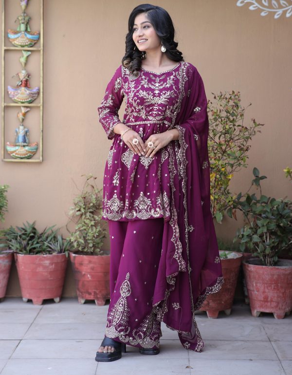 KAVYA FAB KF 3159 DESIGNER PLAZZO SUITS WHOLESALE