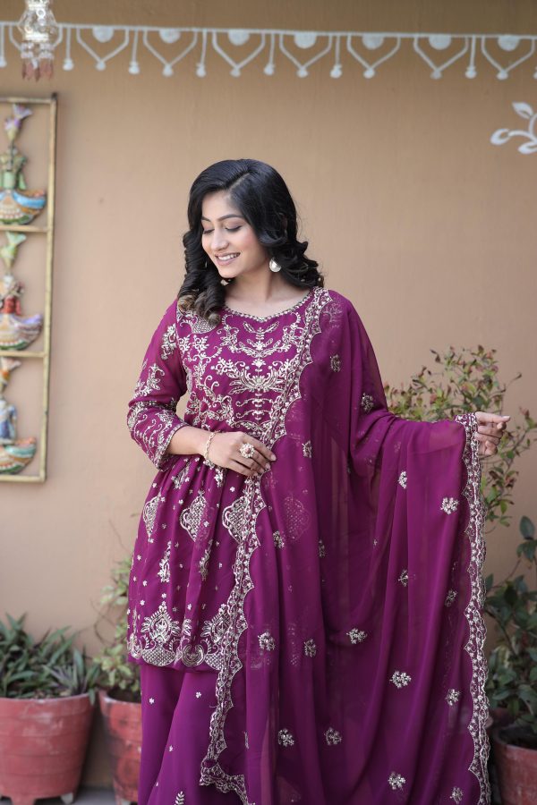 KAVYA FAB KF 3159 DESIGNER PLAZZO SUITS WHOLESALE