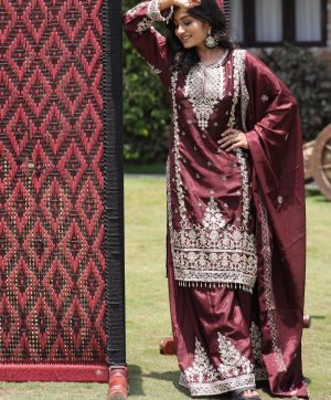 KAVYA FAB KF 3161 DESIGNER PLAZZO SUITS WHOLESALE