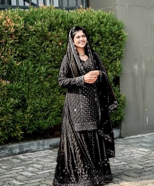 LC 1361 C DESIGNER KURTI PLAZZO SUITS WHOLESALE