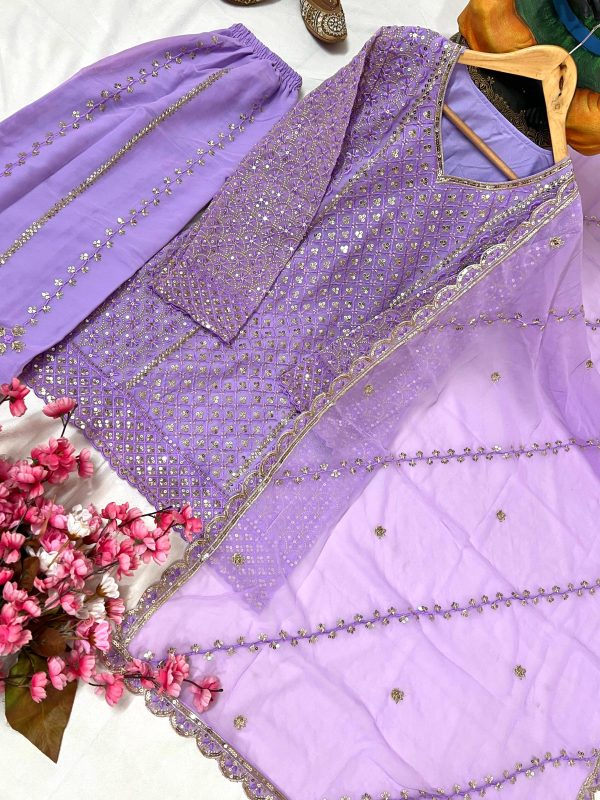 LC 1361 D DESIGNER KURTI PLAZZO SUITS WHOLESALE