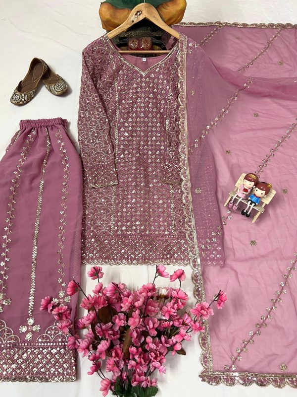 LC 1361 E DESIGNER KURTI PLAZZO SUITS WHOLESALE