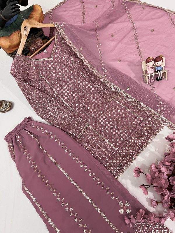 LC 1361 E DESIGNER KURTI PLAZZO SUITS WHOLESALE