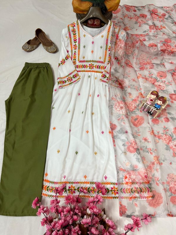 LC 1367 DESIGNER FLAIRED KURTI WHOLESALE